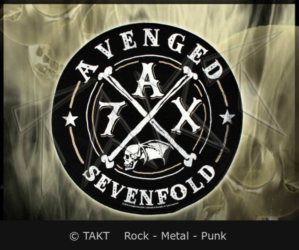 Nášivka kulatá Avenged Sevenfold - A7x
